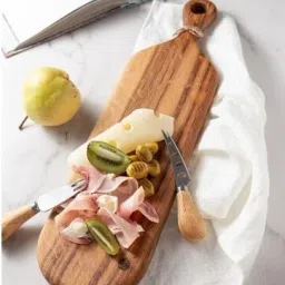 Minimalist Wooden Tray Platter for Pastries, Snacks & Desserts or Home Décor Tray Serving Set-image-42