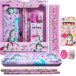 1 unicorn Art Plastic Pencil Box-image-0