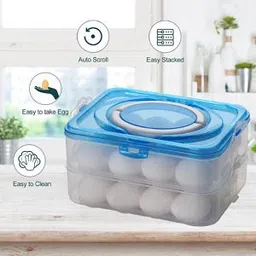 flipkart smartbuy Plastic Egg Container - 2 dozen-picture-16