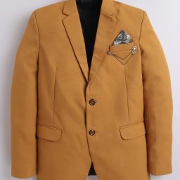 Men Solid Single Breasted Festive & Wedding Blazer-image-68