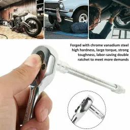 techtest Socket Tool Set 46 in 1 Bit Socket Wrench Tool Kit Set Goti Tools Set Ratchet Socket Set image 4