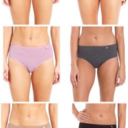 jockey Pack of 6 Women Hipster Multicolor Panty-picture-6