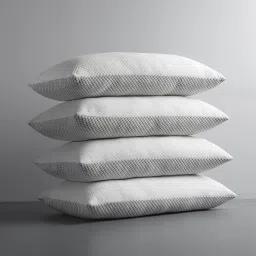 LUXURY Microfibre Geometric Sleeping Pillow Pack of 4-28
