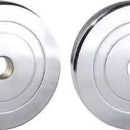 6 kg Pair of 3 KG X 2 Steel Gym Plates, Steel Weight Plates Home Gym Combo-10