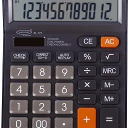 12 Digits BL-775 Large display 3 Years warranty BasicCalculator-9