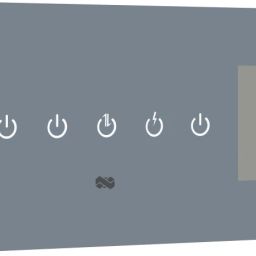 iotics Smart Touch Switch for 4 Lights & 1 Plug, Remote, Mobile App, Alexa, Google Home Smart Switch-7