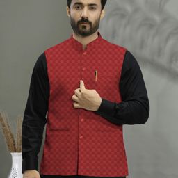 w s textile Solid Men Waistcoat-picture-3