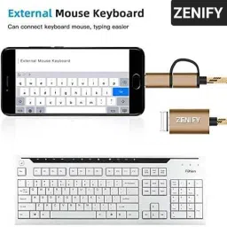 ZENIFY Micro USB, USB Type C OTG Adapter image 3