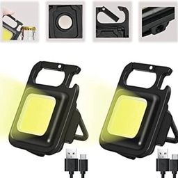 vr bright lite LED Flashlight 500 Lumens COB Rechargeable light Keychain 4 Light Modes 5 hrs 5 hrs Torch Emergency Light-picture-16