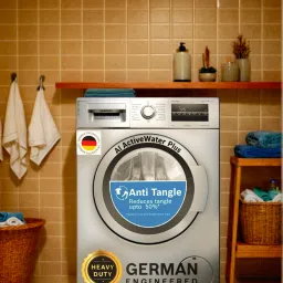bosch 7 kg with Steam Fully Automatic Front Load with In-built Heater Silver image 3