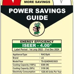 lg 2 Ton 3 Star Split Inverter AC with Wi-fi Connect- White image 3