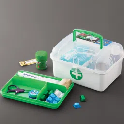 Emergency Medicine Box,With Detachable Tray & Handle, First Aid Kit-19