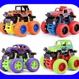 New_4 Pack 4WD Monster Truck Offroad Cars, Multicolor(MutliColor, Pack of: 4)-image-84