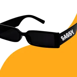 UV Protection Retro Square, Rectangular Sunglasses (Free Size)-image-0