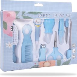 Baby Essential Portable Grooming Kit For Babies For Newborn Toddler Kids - Blue-image-7