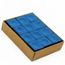 billiard cue chalk Snooker And Pool Cue Chalk Blue (Pack Of 12 Pcs ) Snooker, Pool, Billiards Cue Stick-picture-18