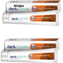 Puff&Dentassure Gano toothpaste 2*100gm Toothpaste (200 g, Pack of 2) Toothpaste-image-38