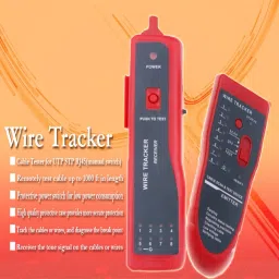 REC Trade Wire Tracker with Out Earphone, LAN Network Cable Tester Telephone Wire Tracker for RJ45 RJ11 Line Finder Diagnose Tone Tracker for Car Home. (RTT-LNT-0204) Network Interface Card image 3