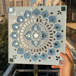 sadhusadhya 12 Shape Mirror's Kit for Also Use All Craft Work (per shape 100 pcs1200pcs) image 4
