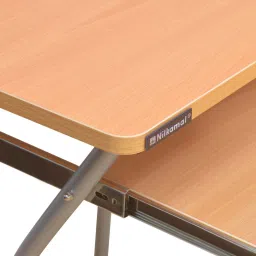 nilkamal Leo with 1 Shelves | Key Board Tray | Suitable for Home & Office | Engineered Wood Computer Desk image 5