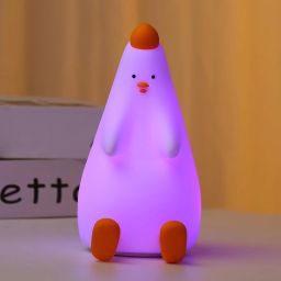 Night Light Cute LED Nursery Nightlight Lamp, Tap Control Squishy Silicone Night Lamp-image-67