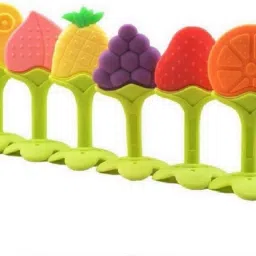 Baby love Baby Fruit Shape Food Nibbler/Feeder/Silicon Dental Care Teether-image-11