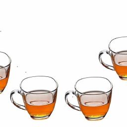 Pack of 6 Glass Transparent Glass Tea & Coffee Cups - 6 Pieces, Clear, 170 ml-16