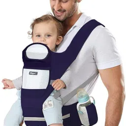 Baby Carrier with Lumbar Support - 360 All-Position Baby Wrap Carrier - 6-in-1 Front and Back Backpack Carrier for Breastfeeding, Newborn,Infant,Toddler(7-66 Lb) Baby Carrier-image-32