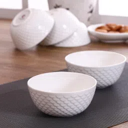 Ceramic Sauce Bowl CCB-SOUP-BOWL-RIPPLE-4PC-image-13