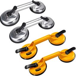 4 Pack Glass Suction Cup,Aluminium Glass/Window/Tiles/Mirror/Granite Lever Tool-image-1