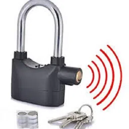 Motion Sensor Alaram Lock for Home, 1pc(Black Color) Padlock-3