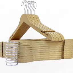 cream Plastic Shirt Pack of 6 Hangers ForShirt-23