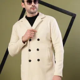 Polar Fleece Solid Coat For Men-image-34