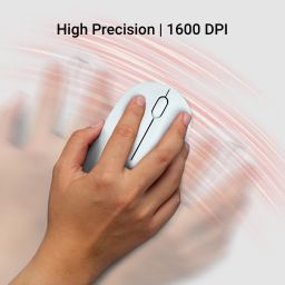 ZEBRONICS Panther Wireless Ambidextrous Optical Mouse Wireless Mouse, 1600DPI, Silent Ergonomic, Power Saving Precision image 4