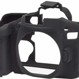 DEALPICK AMZY Silicon Cover for Canon 80D Camera Case, Professional Silicone Rubber Camera Case Cover Detachable Protective for Canon 80D - Black Camera Housing-37