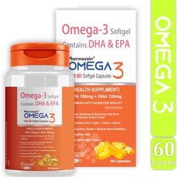 Omega 3 Fish Oil 1000mg Softgels – Supports Heart, Brain, Eye and Joint Health-image-83