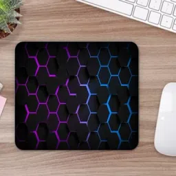 BTP Supreme Quality 3d Abst Colorful Hexagon Gaming Mousepad image 2