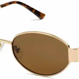 Polarized Oval Sunglasses (Free Size)-17