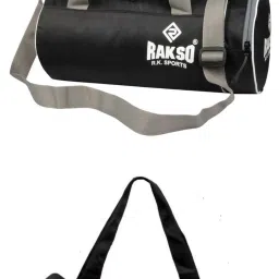 18 L Gym Duffel Bag - Duffel Gym Bag WITH Pocket for Men Women BOYS WITH COMBO - Grey, Orange-77