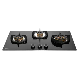 KAFF Bellini Tempered Glass Top 3 Burner Automatic Electric Hob (Flame Failure Device, Black)-picture-10