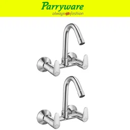 Uno Wall Mounted Sink mixer with Swivel Spout set of 2 pic 382 Wall Mounted Sink mixer with Swivel Spout Sink Mixer Faucet-image-102