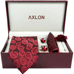 AXLON Silk Cufflink & Tie Pin Set-image-4