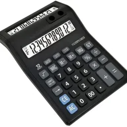 CT-2000 Double Dual Display Desktop Solar & Battery Power Soft Keys FinancialCalculator-1