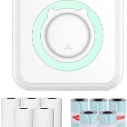 SERPLEX Mini Printer, Portable Thermal Inkless Printer for Mobile, Bluetooth Inkfree Thermal Receipt Printer-18