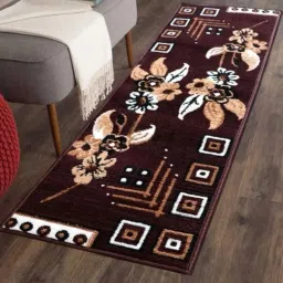 Brown Polyester, Acrylic Runner-31