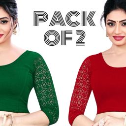 Round Neck Women Blouse-image-69