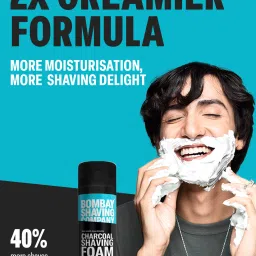 bombay shaving company Charcoal Shaving Foam with Deep Cleansing Formula image 3