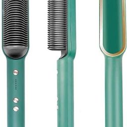 SYMFLOW Hair Brush Curling Anti-perm Straight Hair Comb Hair Iron Hair Styler Tool S104 Professional HQT 909b Hair Straightener comb Styler 5 Temperature Control S104 Hair Straightener Brush-image-60