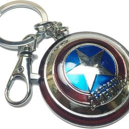 Captain America Shield Locking Key Chain-image-66