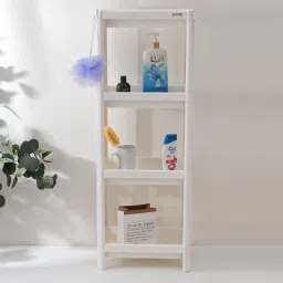 Bathroom Shelf|4 Layer Rack for Storage| Plastic Wall Shelf-23